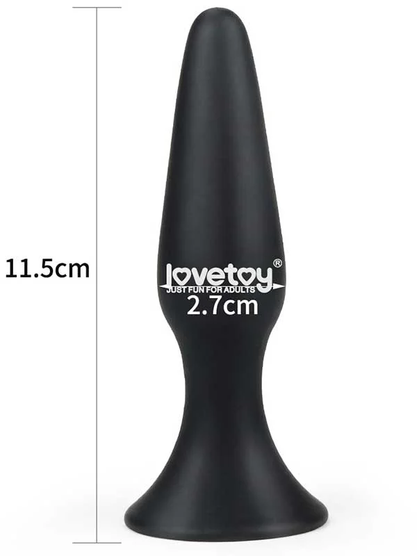 LoveToy Silicone Anal Plug S 11.5 cm ürün görseli