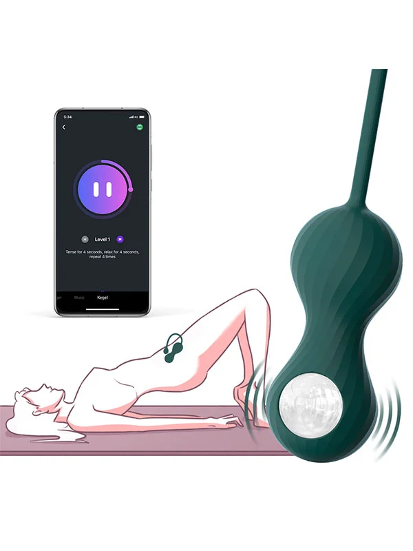 Magic Motion Crystal Duo Telefon Kontrollü Kegel Egzersiz Topları ürün görseli