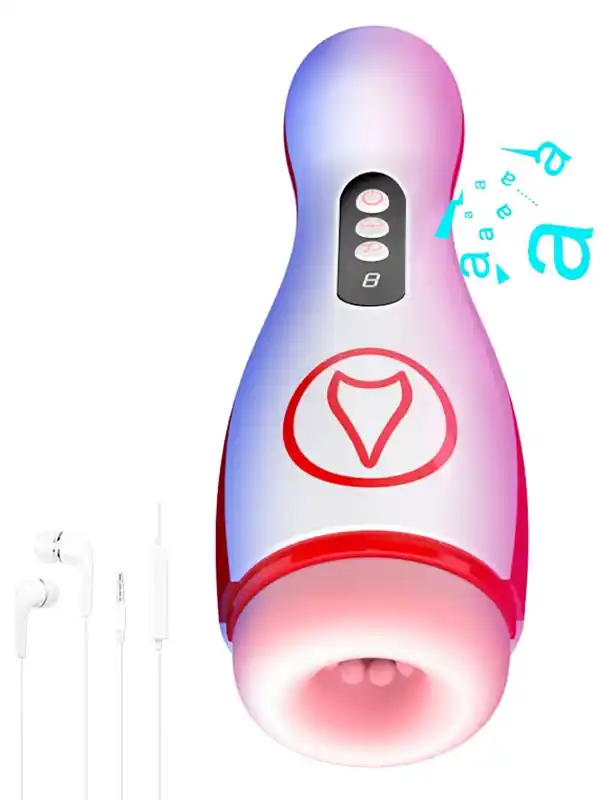 Vakumlu ve Titreşim Özellikli Şarjlı Oral Seks Mastürbatörü ürün görseli