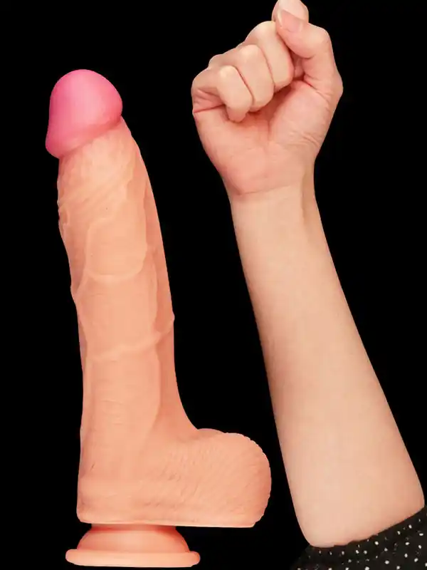 10″ Dual Layer Realistik Dildo 25 cm ürün görseli