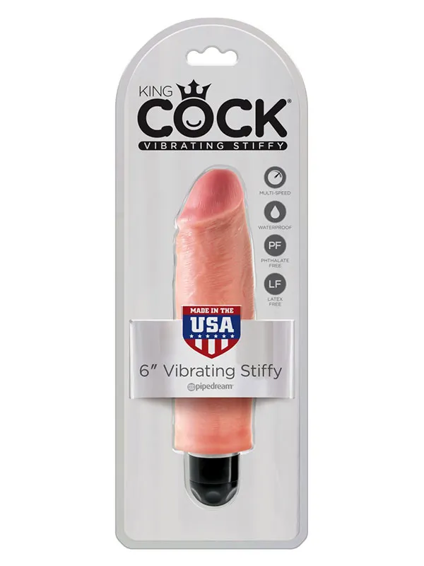 King Cock 6'' Stiffy Titreşimli Vibratör ürün görseli