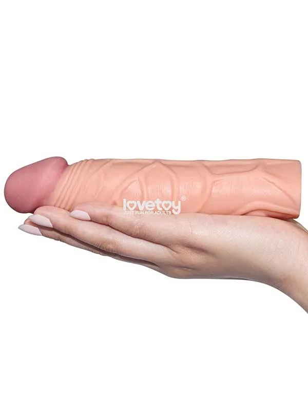 LoveToy X Tender Gerçekçi Dokulu Penis Kılıfı 2.5 cm Uzatmalı ürün görseli