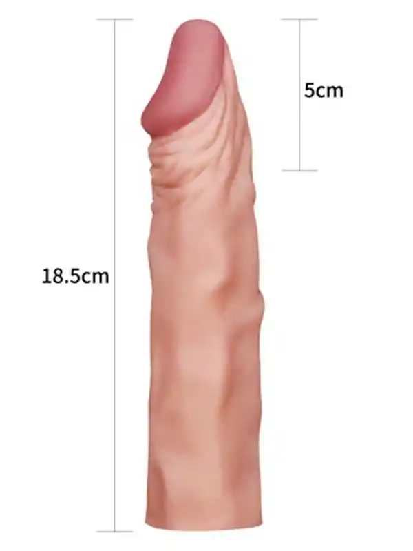 X Tender Gerçekçi Penis Kılıfı 5 cm Uzatmalı ürün görseli