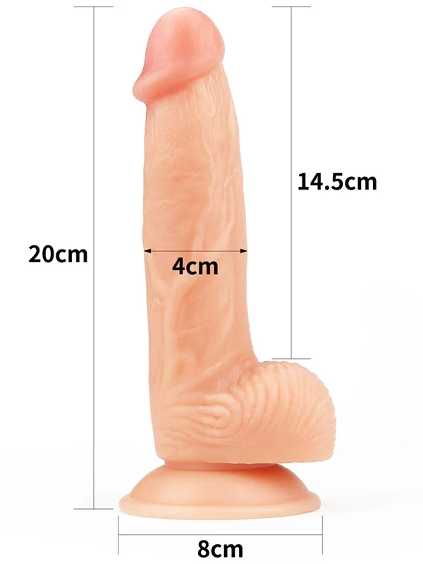Ultra Yumuşak Realistik Dildo 20 cm ürün görseli