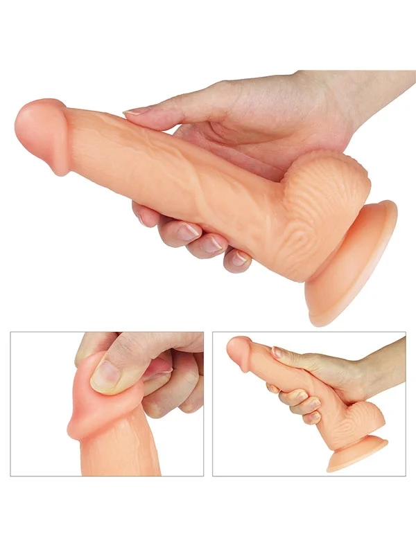 Ultra Yumuşak Realistik Dildo 20 cm ürün görseli