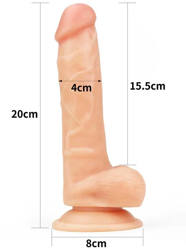 Ultra Yumuşak Realistik Penis 20 cm ürün görseli