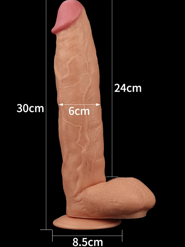 LoveToy Büyük Boy Realistik Gerçekçi Dildo 28 cm ürün görseli
