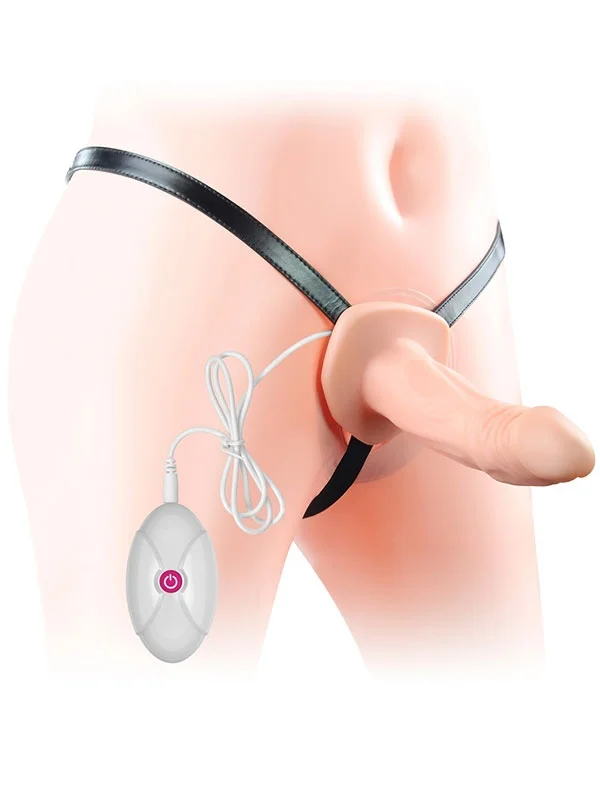 Belden Bağlamalı Titreşimli Penis 16.5 cm