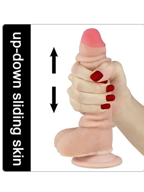 LoveToy Çift Katmanlı Penis 17.5 cm ürün görseli
