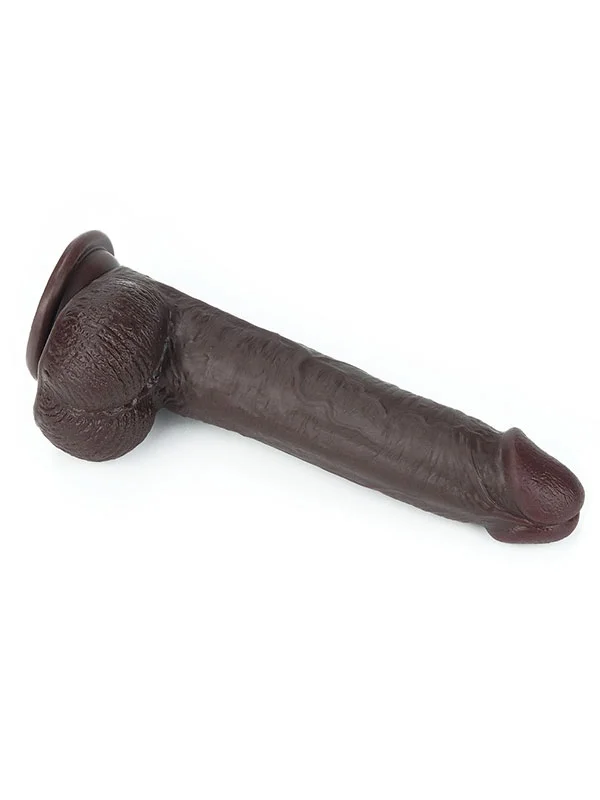 Kayar Derili Çift Katmanlı Realistik Dildo 23 cm ürün görseli