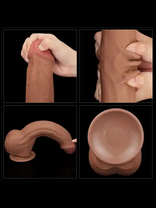 Dual Layer Çift Katmanlı Dildo 29 cm ürün görseli