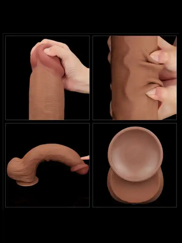 14'' Dual Layer Çift Katmanlı Dev Dildo 36 cm ürün görseli