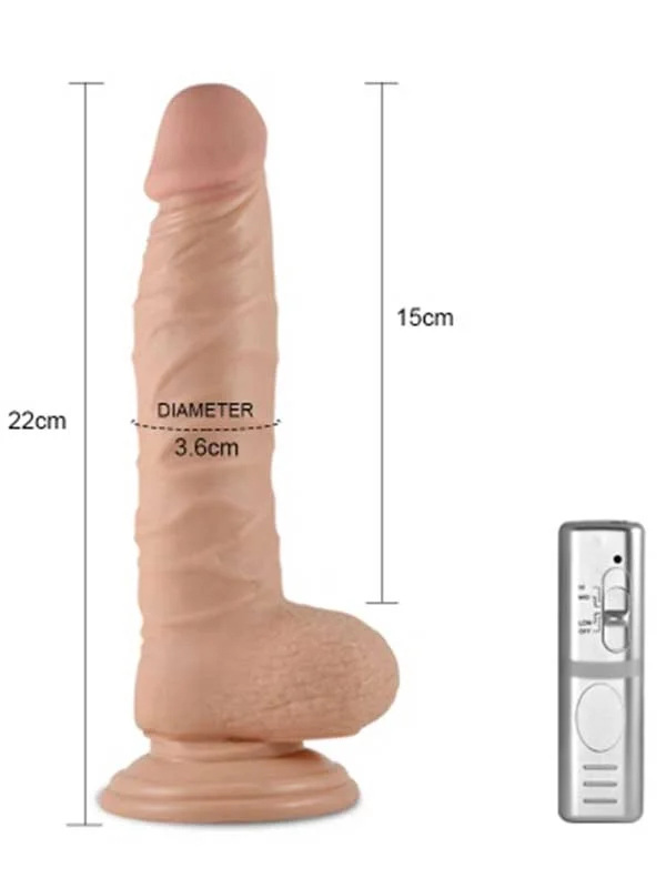 LoveToy Titreşimli Penis 22 cm ürün görseli