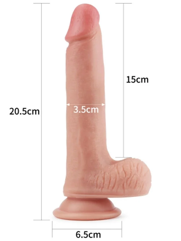 LoveToy Realistik Penis 20.5 cm ürün görseli