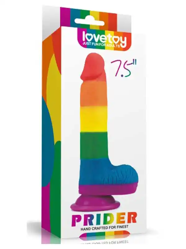 7.5'' Prider Dildo Realistik Penis 19.5 cm ürün görseli