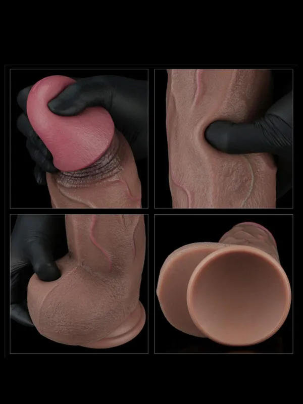 12'' Dual Layered Silicone Cock XXL 31 cm ürün görseli