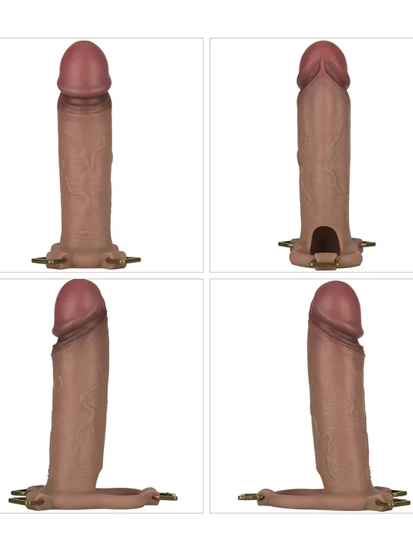 LoveToy Ingen 9'' Enhanced Set L/XL/2XL İçi Boş Kemerli Penis ürün görseli