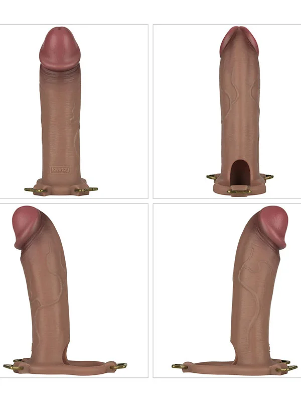 LoveToy Ingen 10'' Enhanced Set L/XL/2XL İçi Boş Kemerli Penis ürün görseli