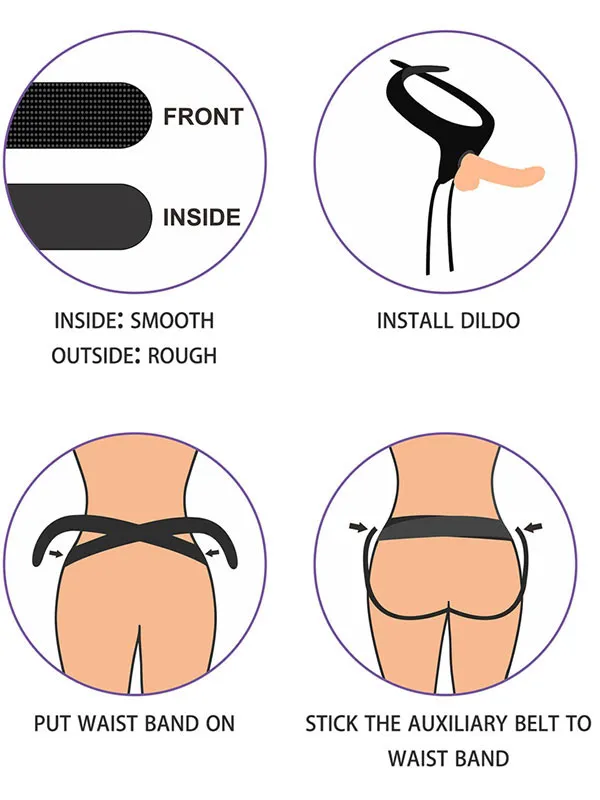 Strap on Harness Belden Bağlamalı Kemer ürün görseli