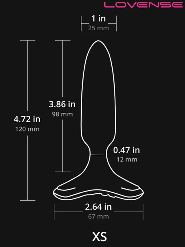 Lovense HUSH 2 Anal Plug 1" App Controlled ürün görseli