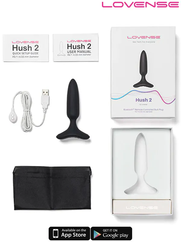 Lovense HUSH 2 Anal Plug 1" App Controlled ürün görseli