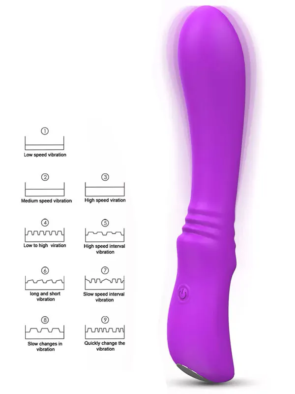 Esnek Ultra Güçlü Şarjlı Vibratör 18 cm ürün görseli