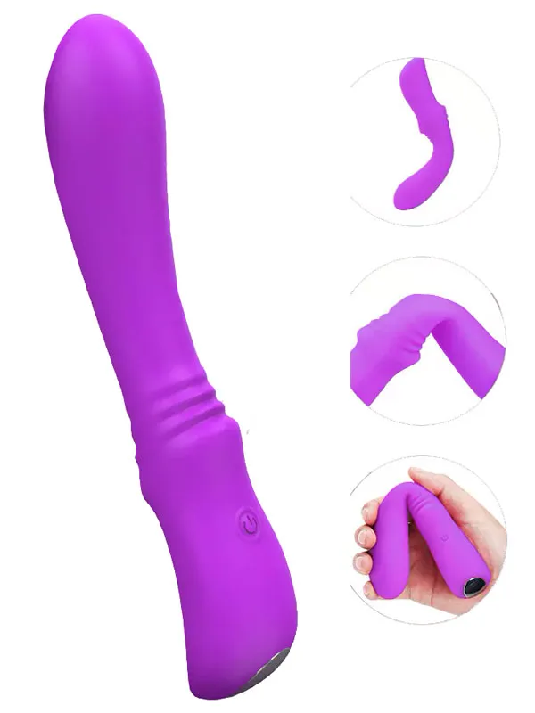 Esnek Ultra Güçlü Şarjlı Vibratör 18 cm ürün görseli