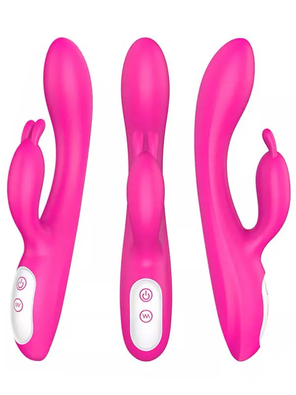 Isıtmalı Şarjlı Güçlü Titreşimli Tavşan Vibratör 22 cm ürün görseli