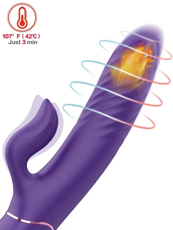 İleri Geri Hareketli Isıtmalı Şarjlı G-Spot Vibratör 21 cm ürün görseli