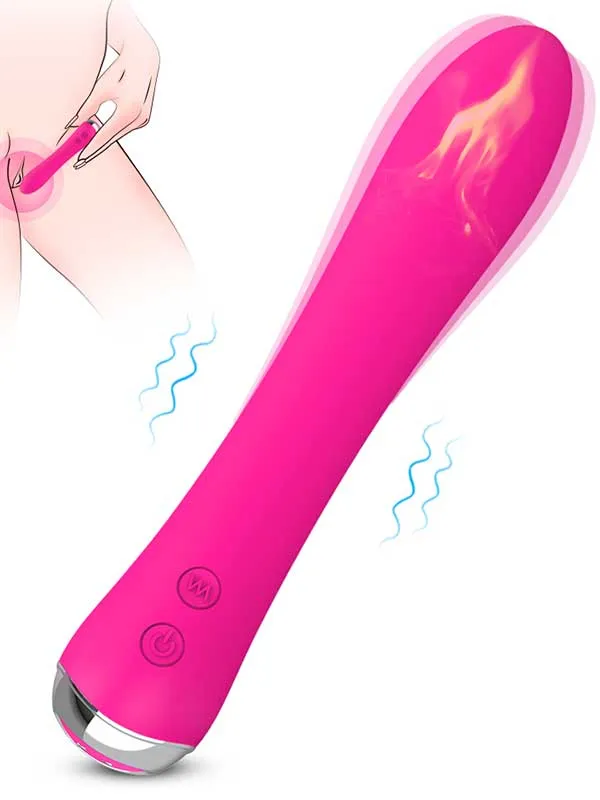 Isıtmalı Şarjlı Güçlü Titreşimli Vibratör 17.4 cm ürün görseli