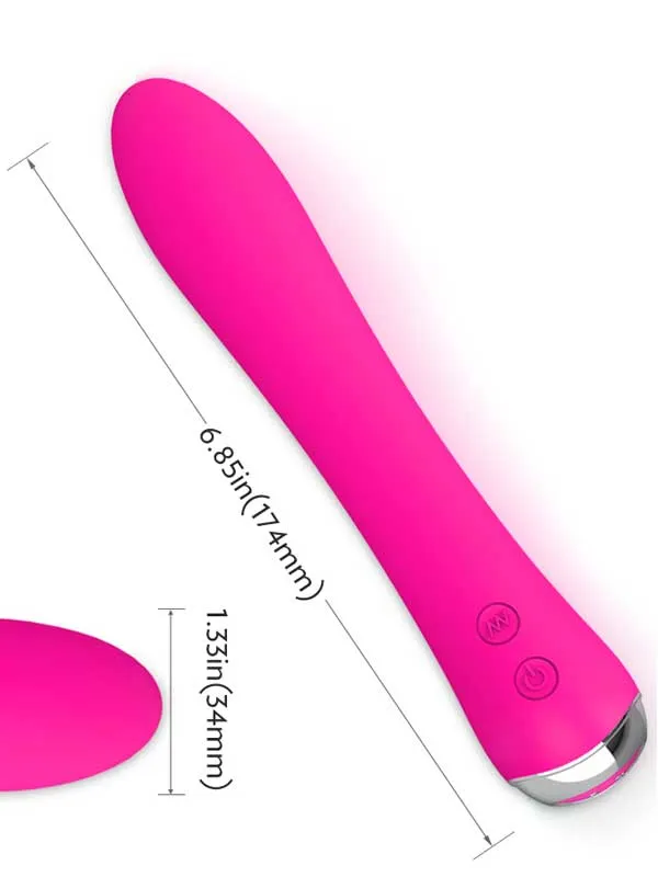 Isıtmalı Şarjlı Güçlü Titreşimli Vibratör 17.4 cm ürün görseli