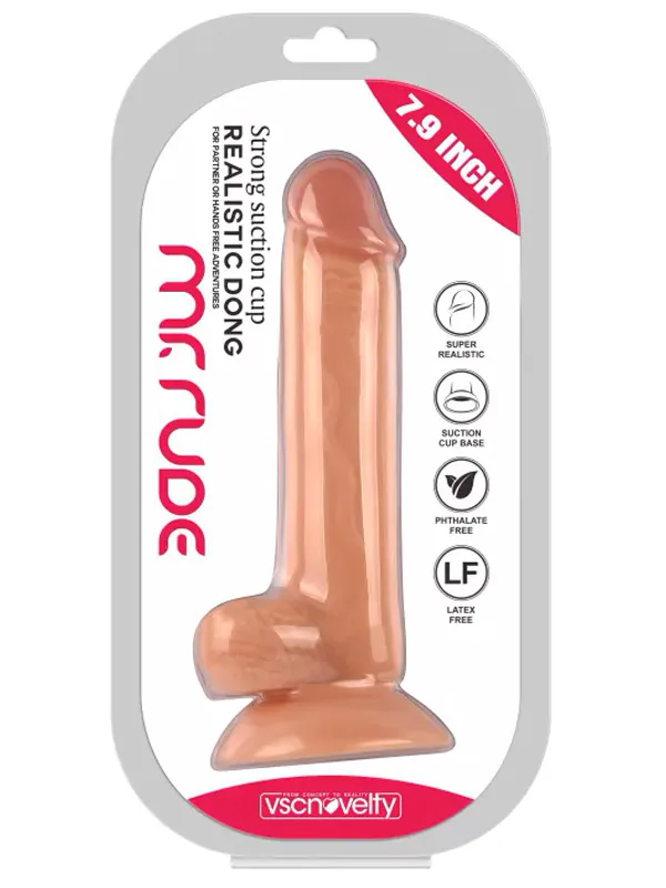 7.9” Realistik Dildo 20 cm ürün görseli