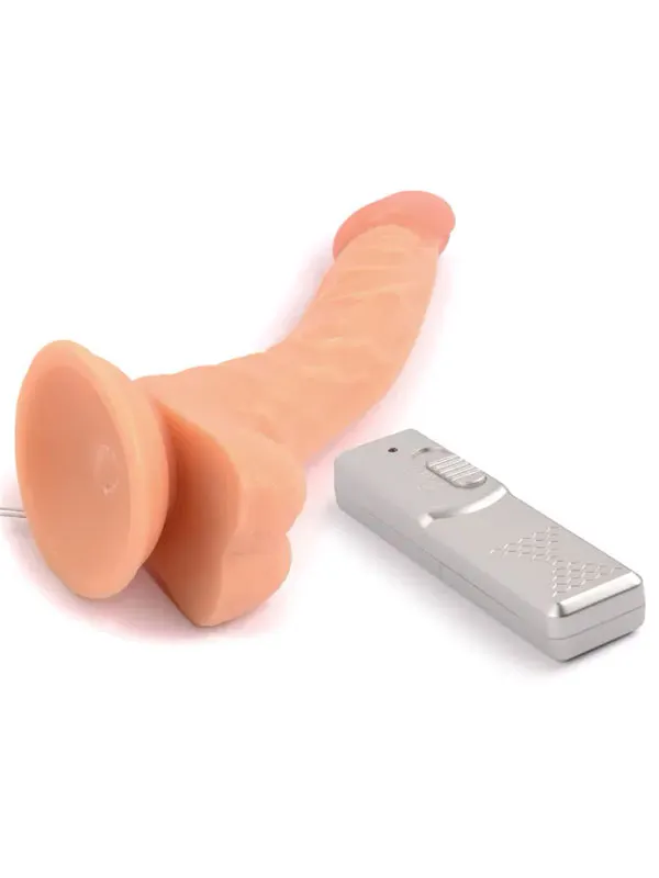 9” Eğik Titreşimli Realistik Penis 23 cm ürün görseli