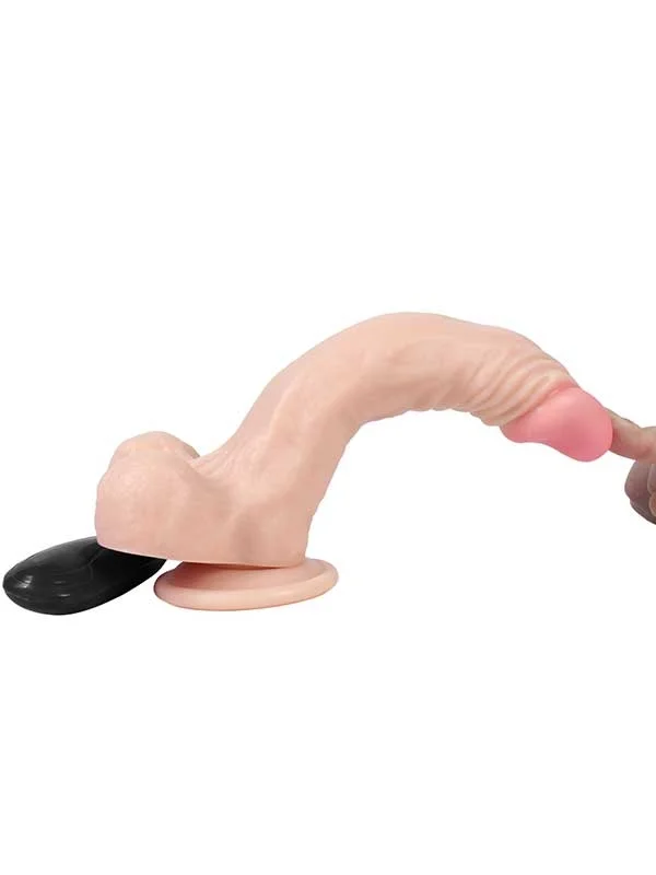 Titreşimli Realistik Gerçekçi Doku Dildo 21 cm ürün görseli